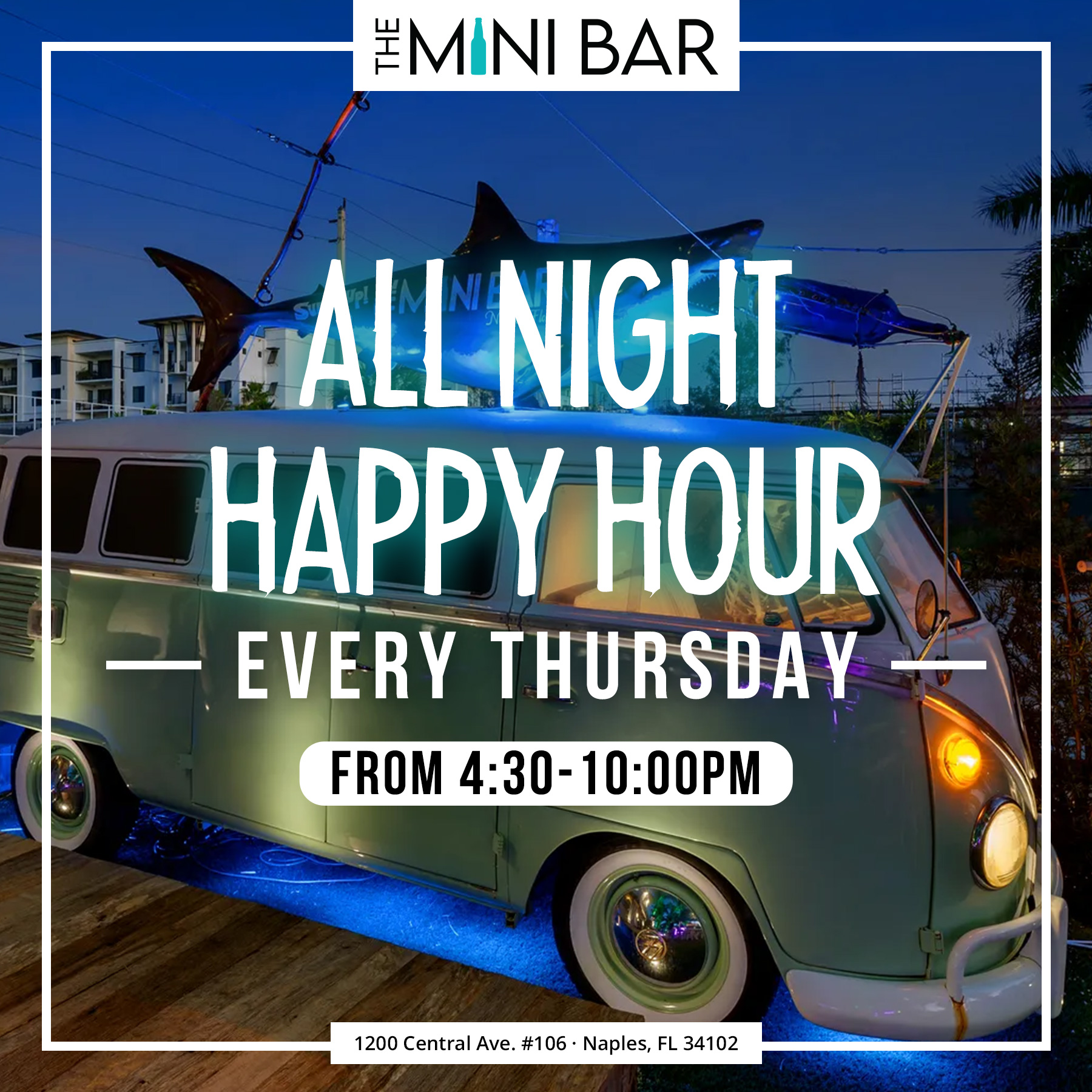 All Night Happy Hour | The Mini Bar
